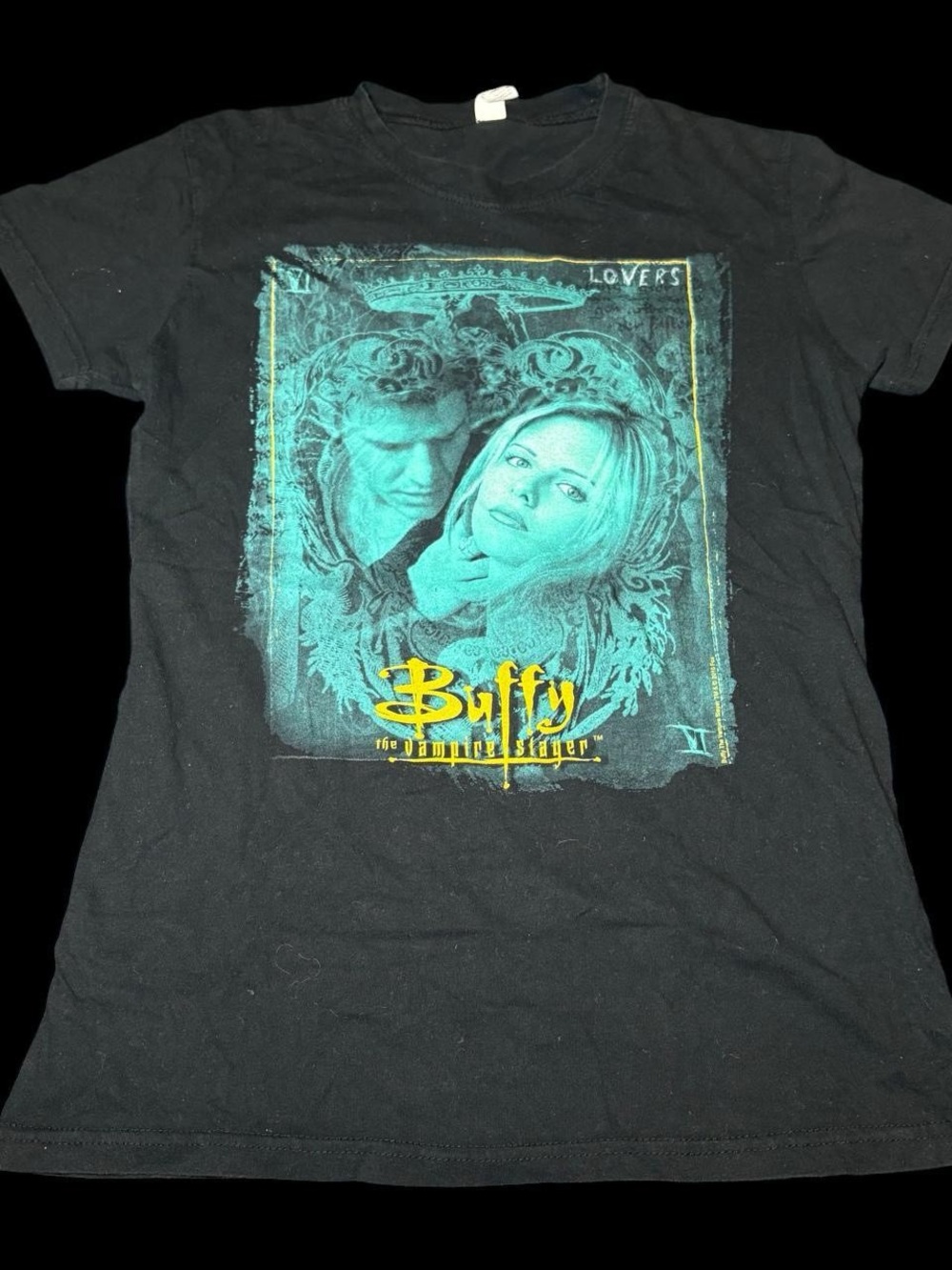 Buffy The Vampire Slayer Black Graphic Tee - Women's Top